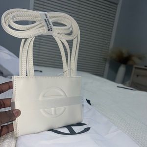 Small White Telfar Shopping Bag - Size Small